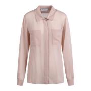 Max Mara Ercole Skjorta med Fransk Krage Pink, Dam