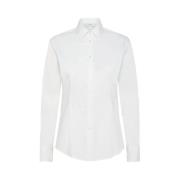 Seventy Vit Poplin Stretch Skjorta 1970 White, Dam