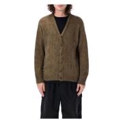 Manastash Mocha Stickat Aberdeen Cardigan Aw24 Green, Herr