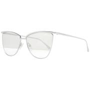 Tom Ford Silver Kvinnors Cat Eye Solglasögon Gray, Dam