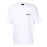 Balenciaga Broderad logga vit T-shirt White, Herr