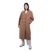 Max Mara Kamel Mantel Stilfull Kappa Brown, Dam