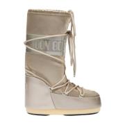 Moon Boot Icon Glance Platino Stövlar Beige, Dam