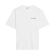 Filling Pieces T-shirt Alfabet Travertin Vit White, Herr