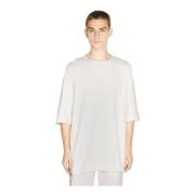 Moncler Bomull Jersey Crewneck Logo T-shirt White, Herr