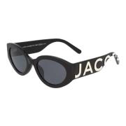 Marc Jacobs Solglasögon med oregelbunden form och acetatram Black, Uni...