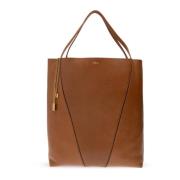 Chloé Väska Spin Stor typ shopper Brown, Dam