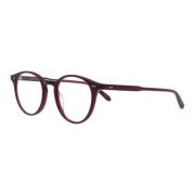 Garrett Leight Runda acetatramglasögon Brown, Unisex