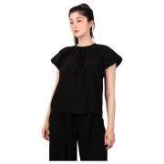 Ulla Johnson Svart Astra Topp Black, Dam