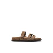 Tory Burch Läder slides Ines Brown, Dam