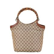 Gucci Vintage Pre-owned Canvas gucci-vskor Brown, Dam