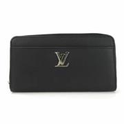 Louis Vuitton Vintage Pre-owned Laeder plnbcker Black, Dam