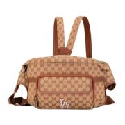 Gucci Vintage Pre-owned Canvas gucci-vskor Beige, Dam