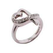 Tiffany & Co. Pre-owned Pre-owned Silver ringar Gray, Dam