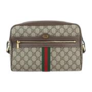 Gucci Vintage Pre-owned Canvas gucci-vskor Beige, Dam