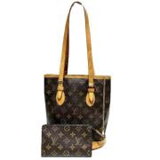 Louis Vuitton Vintage Pre-owned Canvas axelremsvskor Brown, Dam