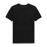 Givenchy Svart T-shirt med Monogram 72-motiv Black, Dam