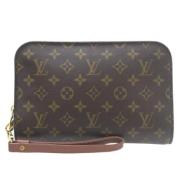 Louis Vuitton Vintage Pre-owned Canvas kuvertvskor Brown, Dam