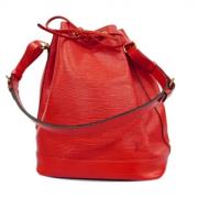 Louis Vuitton Vintage Pre-owned Tyg axelremsvskor Red, Dam