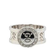 Gucci Vintage Pre-owned Silver ringar Gray, Dam