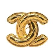 Chanel Vintage Pre-owned Guld chanel-smycken Yellow, Dam