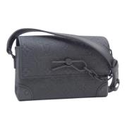 Louis Vuitton Vintage Pre-owned Tyg louis-vuitton-vskor Black, Dam