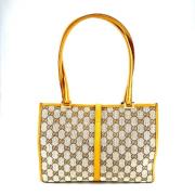 Gucci Vintage Pre-owned Canvas gucci-vskor Beige, Dam