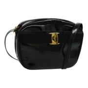 Salvatore Ferragamo Pre-owned Pre-owned Canvas axelremsvskor Black, Da...