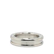 Bvlgari Vintage Pre-owned Silver ringar Gray, Dam