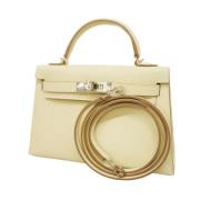 Hermès Vintage Pre-owned Laeder handvskor Beige, Dam