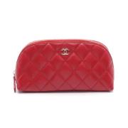 Chanel Vintage Pre-owned Laeder chanel-vskor Red, Dam