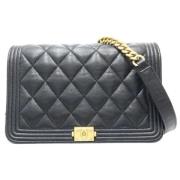 Chanel Vintage Pre-owned Laeder plnbcker Black, Dam