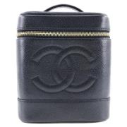 Chanel Vintage Pre-owned Laeder handvskor Black, Dam