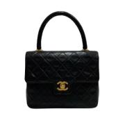 Chanel Vintage Pre-owned Laeder handvskor Black, Dam