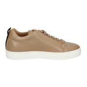 Stokton Läder Damsneakers Snygga Skor Brown, Dam