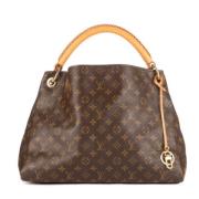 Louis Vuitton Vintage Pre-owned Canvas handvskor Brown, Dam