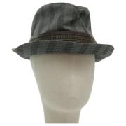 Louis Vuitton Vintage Pre-owned Bomull hattar-och-kepsar Gray, Dam