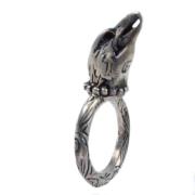 Gucci Vintage Pre-owned Metall ringar Gray, Dam