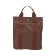 Hermès Vintage Pre-owned Canvas handvskor Brown, Dam