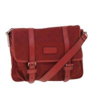 Gucci Vintage Pre-owned Canvas gucci-vskor Red, Dam