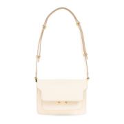 Marni Trunk Mini axelväska Beige, Dam