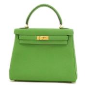 Hermès Vintage Pre-owned Laeder handvskor Green, Dam