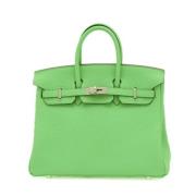 Hermès Vintage Pre-owned Laeder handvskor Green, Dam