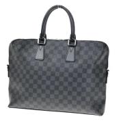 Louis Vuitton Vintage Pre-owned Canvas handvskor Black, Dam