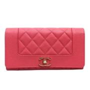 Chanel Vintage Pre-owned Laeder plnbcker Pink, Dam