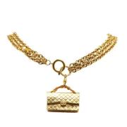 Chanel Vintage Pre-owned Guld chanel-smycken Yellow, Dam