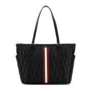 Bally Nappa Läder Shoppingväska Black, Dam