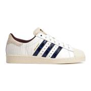 Adidas Beige Superstar Stiliga Sneakers White, Herr