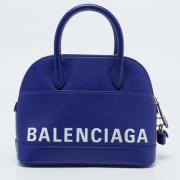 Balenciaga Vintage Pre-owned Laeder balenciaga-vskor Blue, Dam