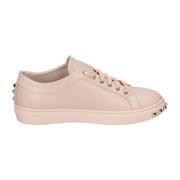 Stokton Läder Damsneakers Snygga Skor Pink, Dam